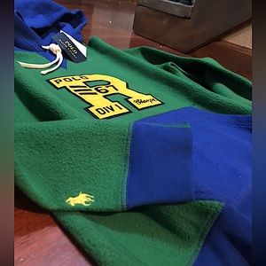 NWT Men’s Polo Ralph Lauren Small “Brushed Fleece” Pullover Hoodie